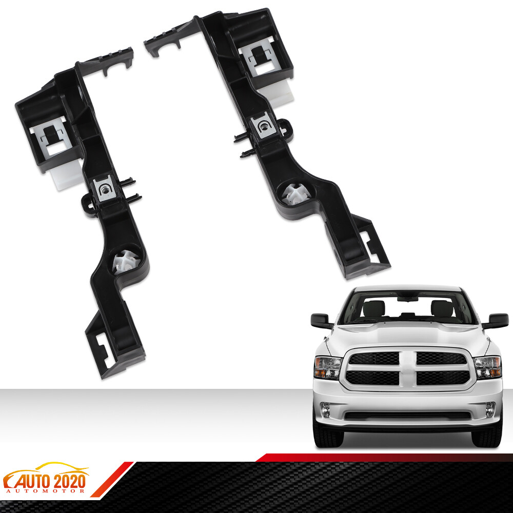 Pair Headlight Mounting Bracket Driver Passenger LH RH For 2009-20 Dodge Ram