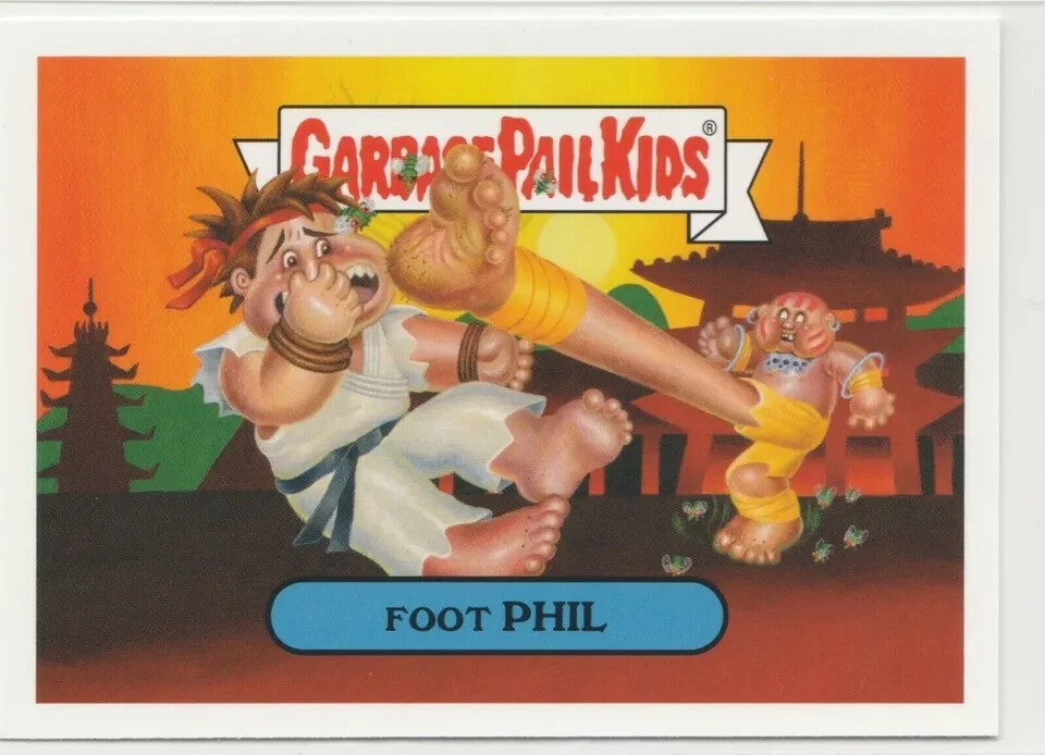 Garbage Pail Kids GPK 2019 We Hate the 90s Foot Phil #3b Card