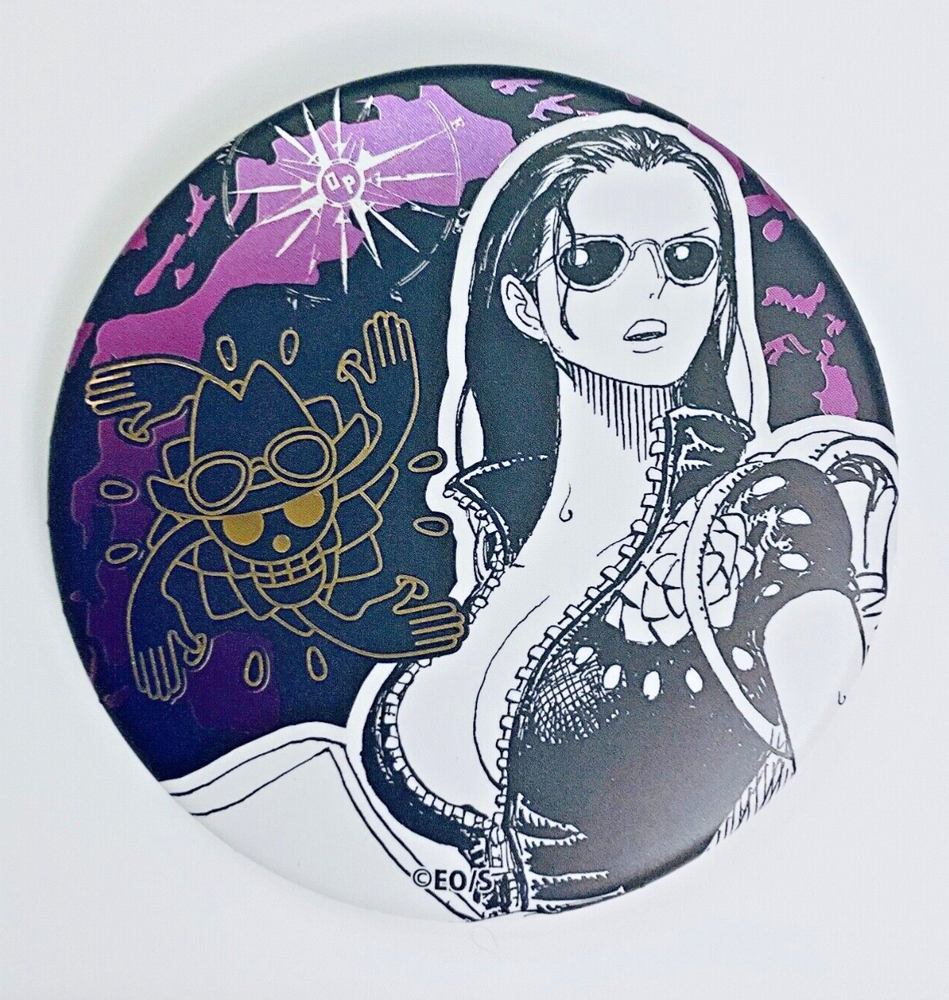 One piece Robin Decollection Can badge Mugiwara Store Jump Shop Wanokuni