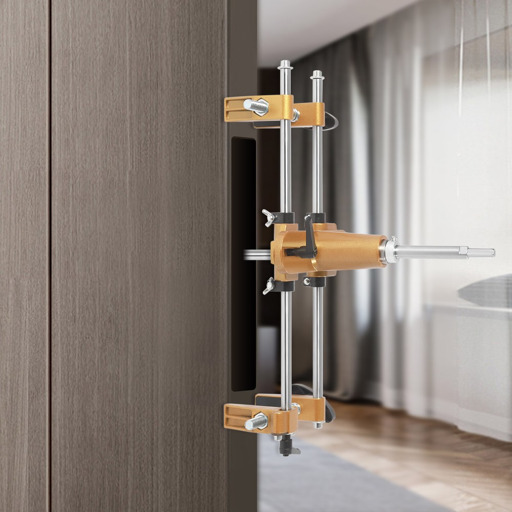 Adjustable Door Lock Hole Opener Kit for Installing Wooden Doors Lock Mortiser
