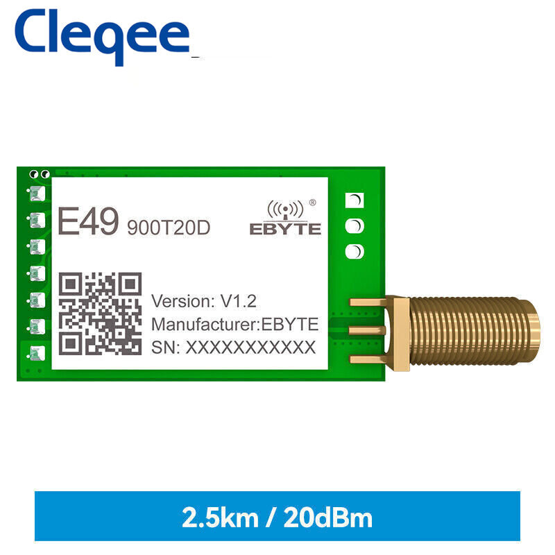 433/915MHz 20dBm TTL Level Output IoT UART Wireless Transceiver Module Low Power-image