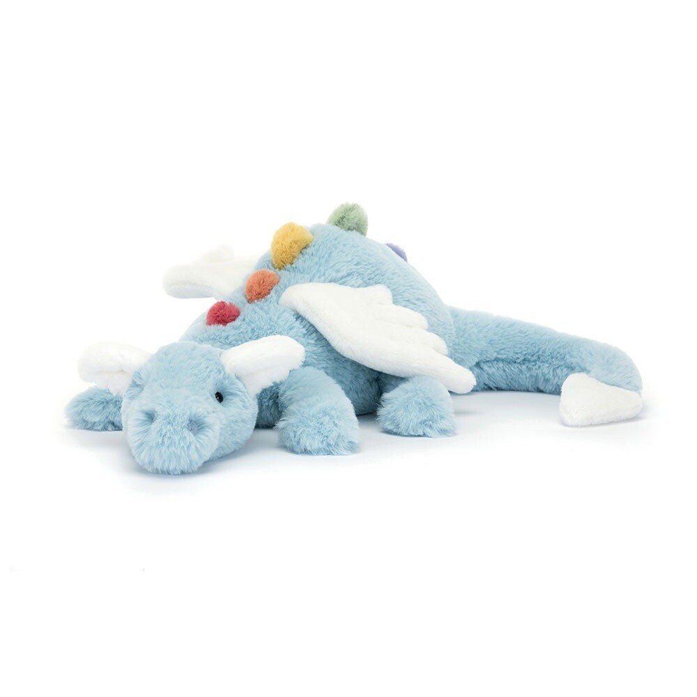 Jellycat Sky Dragon Inspired Skydragon 50cm Soft Plush Toy Kids Fun Gifts Blue
