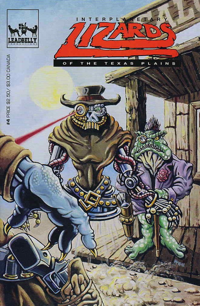 Interplanetary Lizards of the Texas Plains #4 FN; Leadbelly | we combine shippin