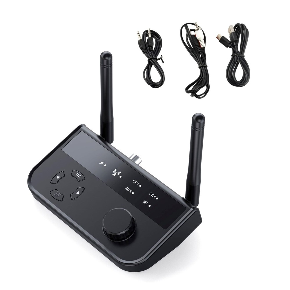 New 5.3 Bluetooth Transmitter Receiver with Auto Reconnect