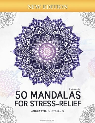 50 Mandalas for Stress-Relief (Volume 1) Adult Coloring Book: Beautiful Mandalas