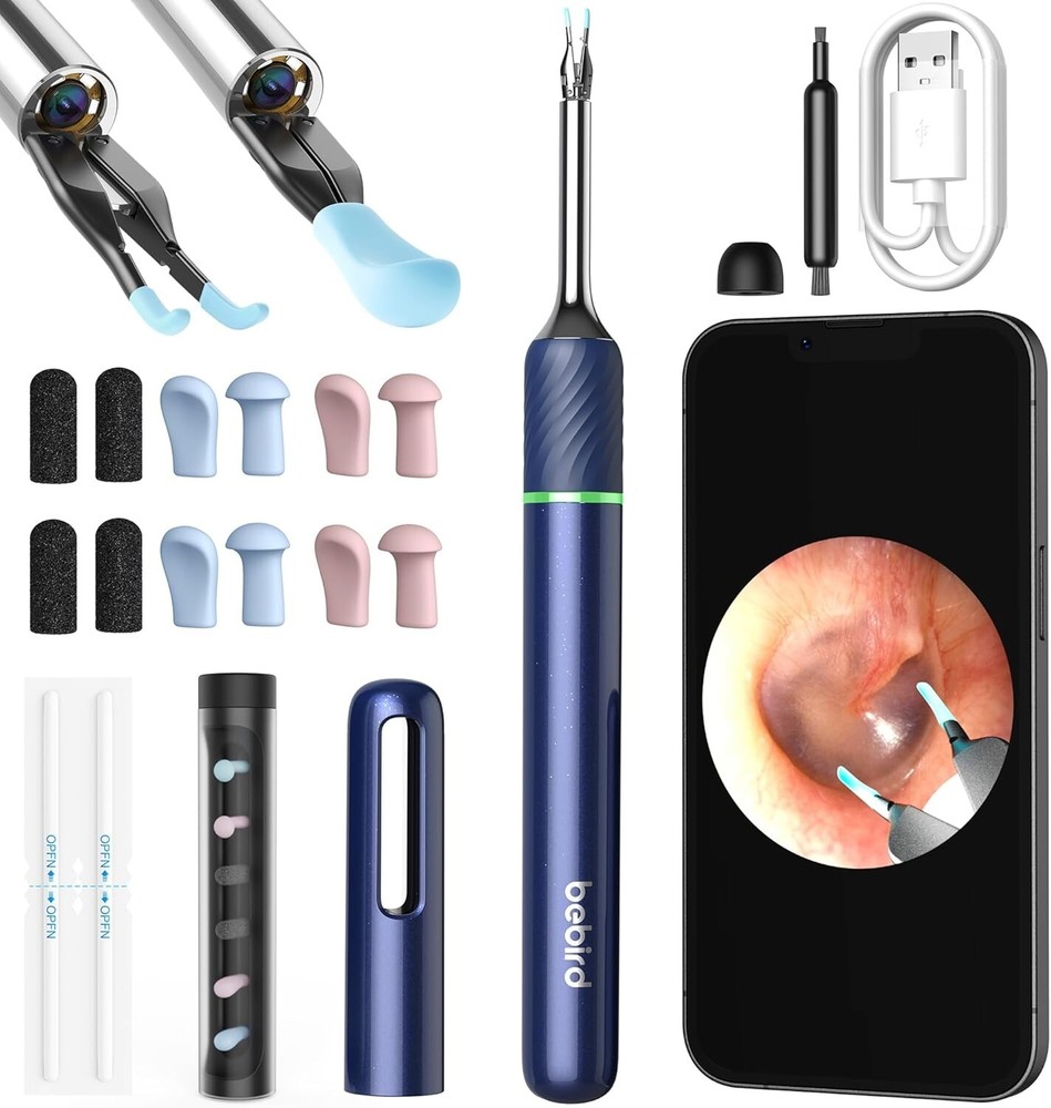 Advanced Note 5 Ear Cleaning Tool: IoT-Enabled with 12 Tips - Family-Friendly-image