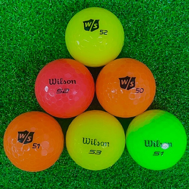 Wilson Fifty Elite AAAAA 24-Color Golf Balls with Free Shipping