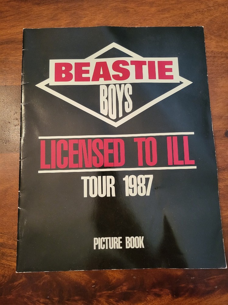 1987 Beastie Boys Concert Tour Program Licensed To Ill Picture Book *RARE*