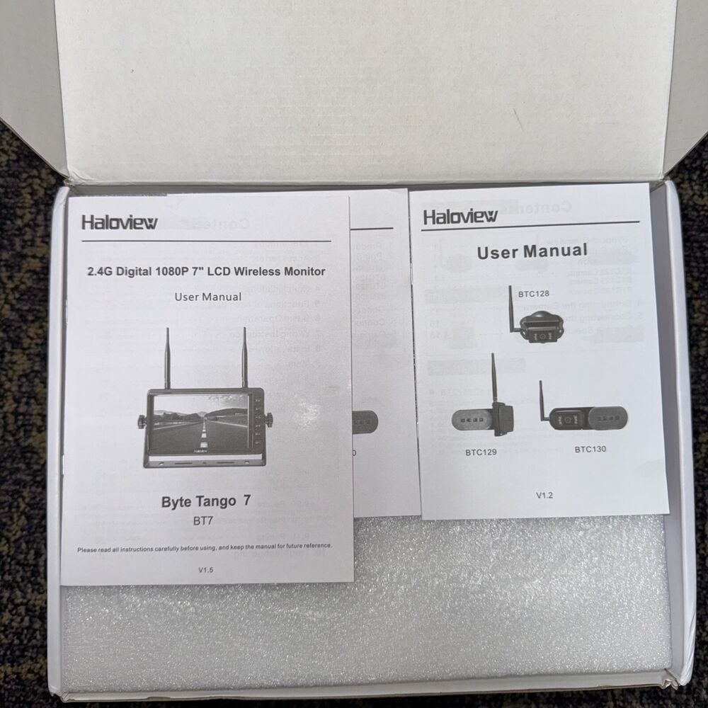 Haloview BT7 Byte Tango RV Backup Camera FHD 1080P DVR 7