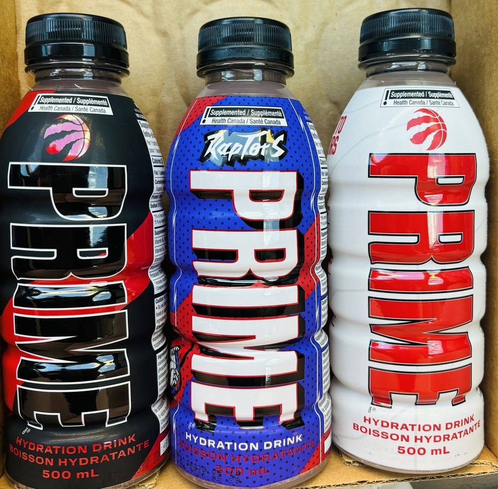 PRIME Hydration | Toronto Raptors Bundle + SP OG 500ml 🏀🇨🇦 IN HAND ✅ Same Day