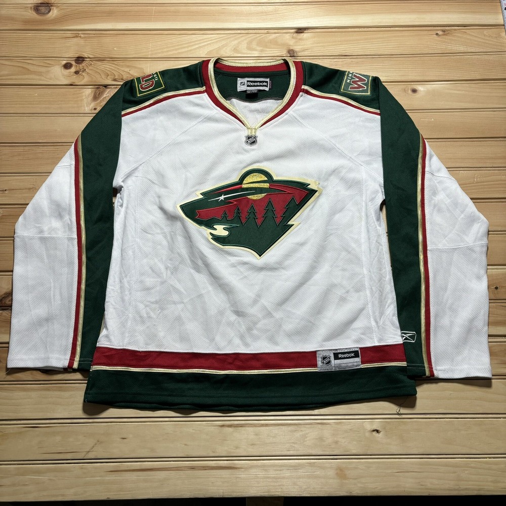 Reebok Minnesota Wild NHL Hockey Jersey Logo Blank Womens Size XL White