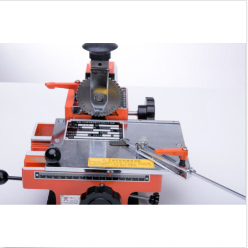 6mm Semi-Auto Metal Sheet Embosser Label Stamping Printer Machine