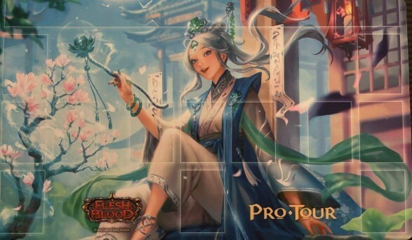 FaB Flesh Blood New Moon Enigma Official Playmat 2024 Winner Rabbermat