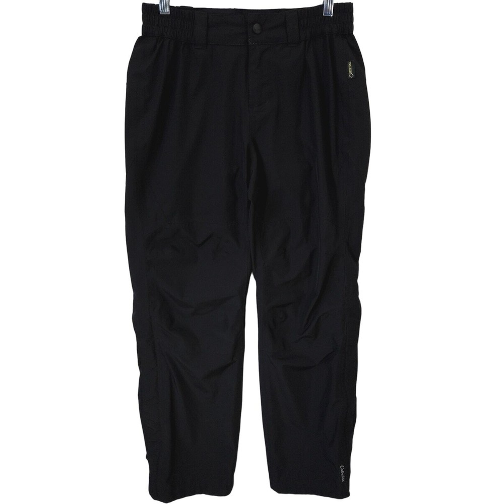 Cabelas Pants Mens S Black Gore Tex Outdoor Wind Water Repel Lined Outer Layer