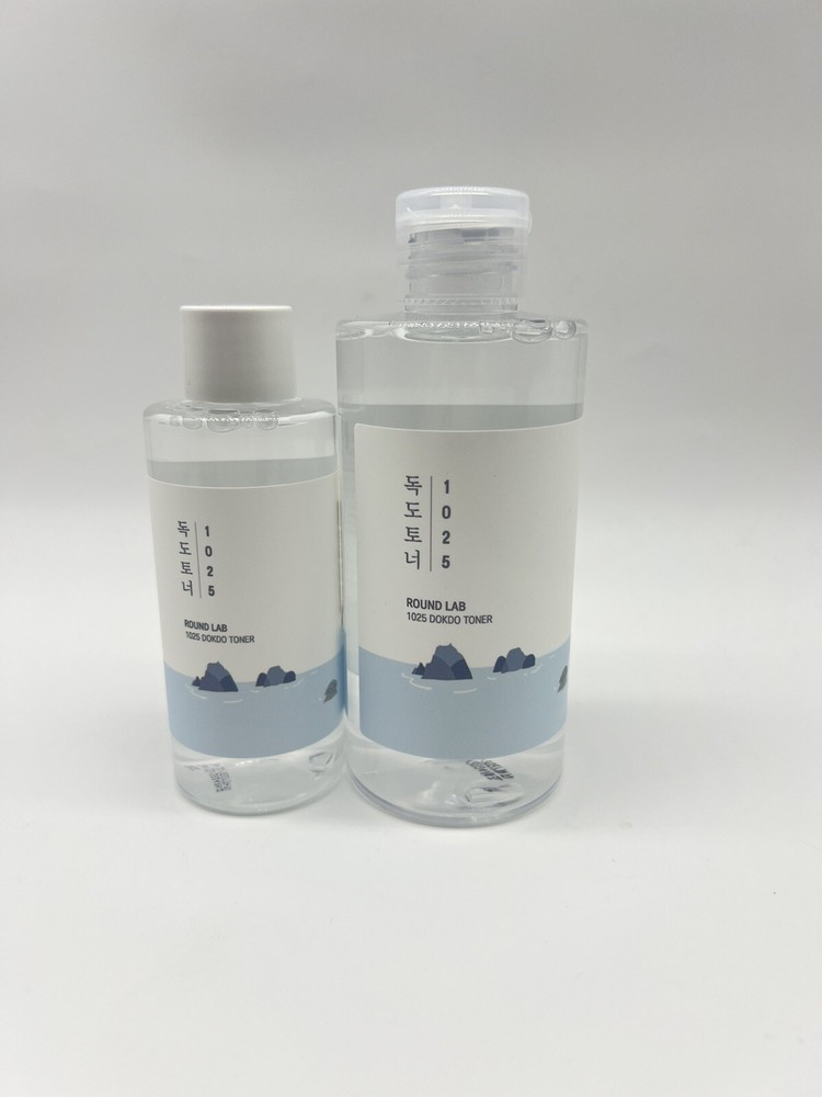 ROUND LAB 1025 Dokdo Toner, Gentle Boosting Face Toner-2 pack, 6.76 - 3.38 fl oz