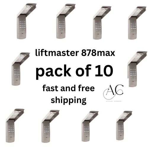 LiftMaster 878MAX Garage Door Keypad Wireless and Keyless Entry System(pack 10)