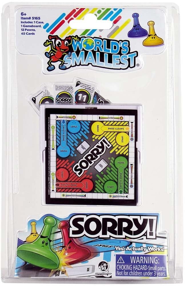 World's Smallest Sorry, 1-2 Players