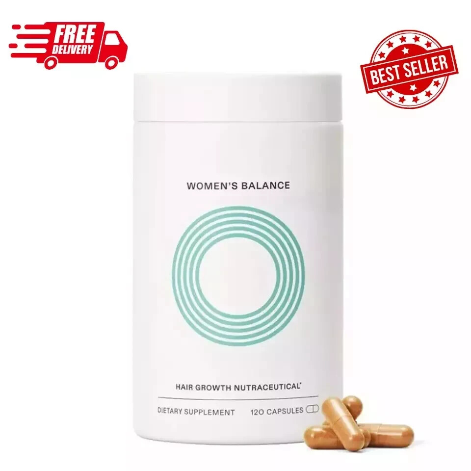 Women's Balance Hair Growth Supplements for Ages 45+, 120 Capsules