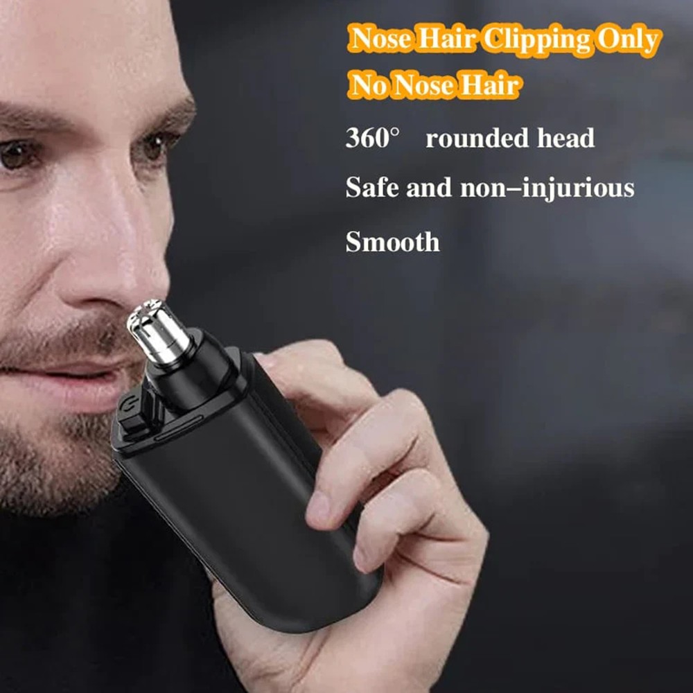 Electric Nose Hair Trimmer Machine Men Nose Hair Shaver Clipper Shaving Cutter