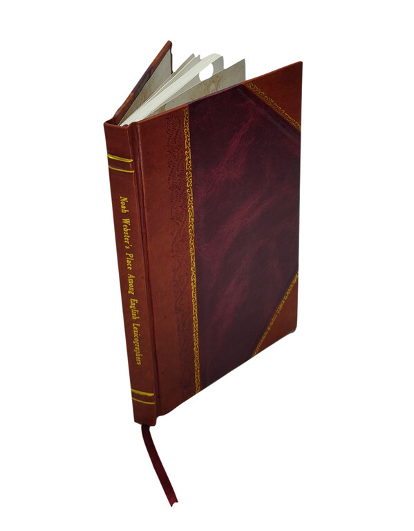 Noah Webster 1909 Leather Bound English Lexicographers Edition