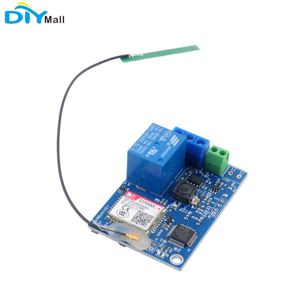 1 Channel Relay Module SMS GSM Remote Control Switch SIM800C STM32F103CBT6 IOT-image