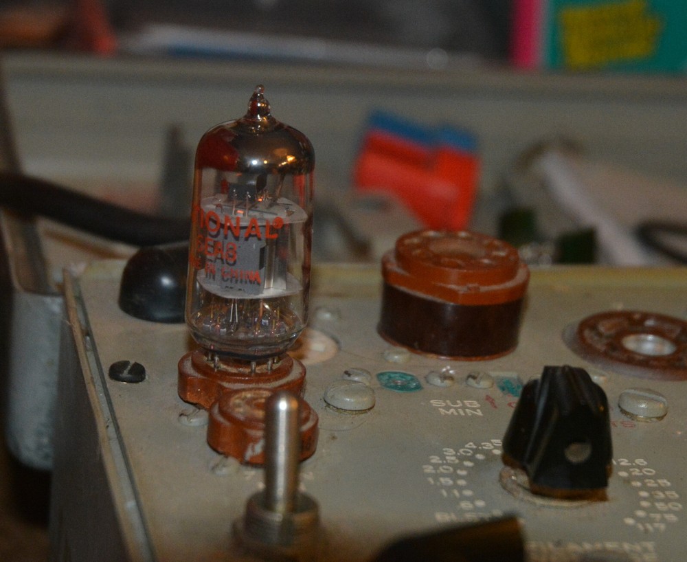 National 6EA8 Vacuum Tube - Tested Good on TV-7D/U Tester