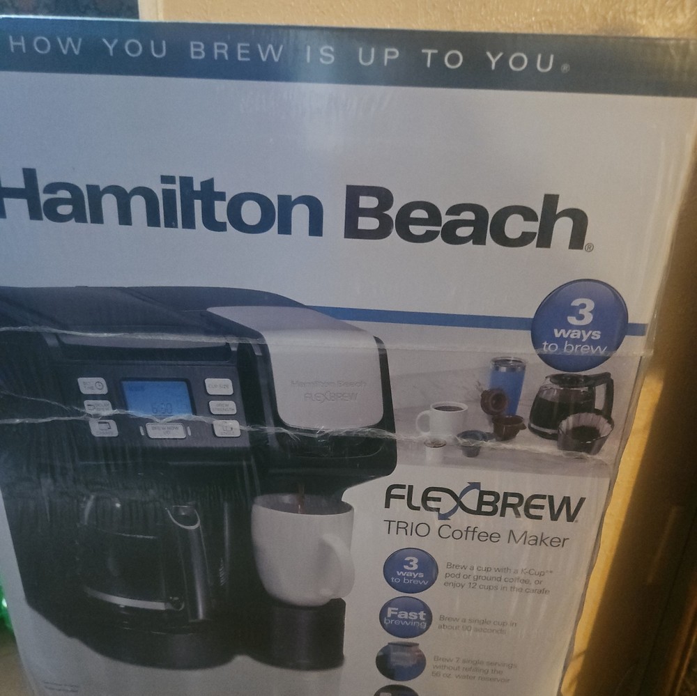 Hamilton Beach FlexBrew Trio 12-Cup Coffee Maker Black 49902