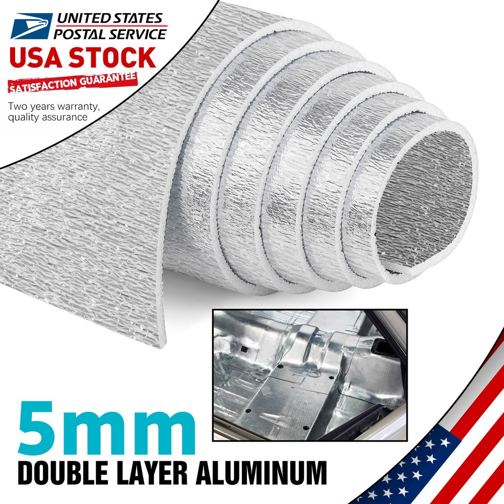 16sq.ft  Sound Deadener Auto Heat Shield Insulation Noise Reduce Mat Autos 5MM