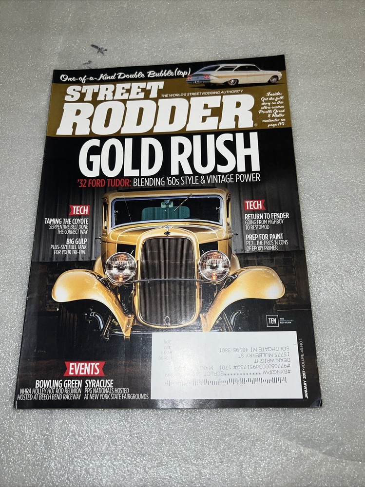 Street Rodder Magazine - January 2017 -  T58