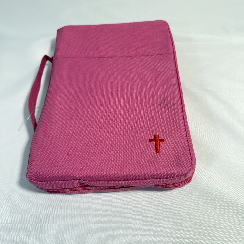 2015 Large Print HCSB Bible Pink Leather with Index Tabs  