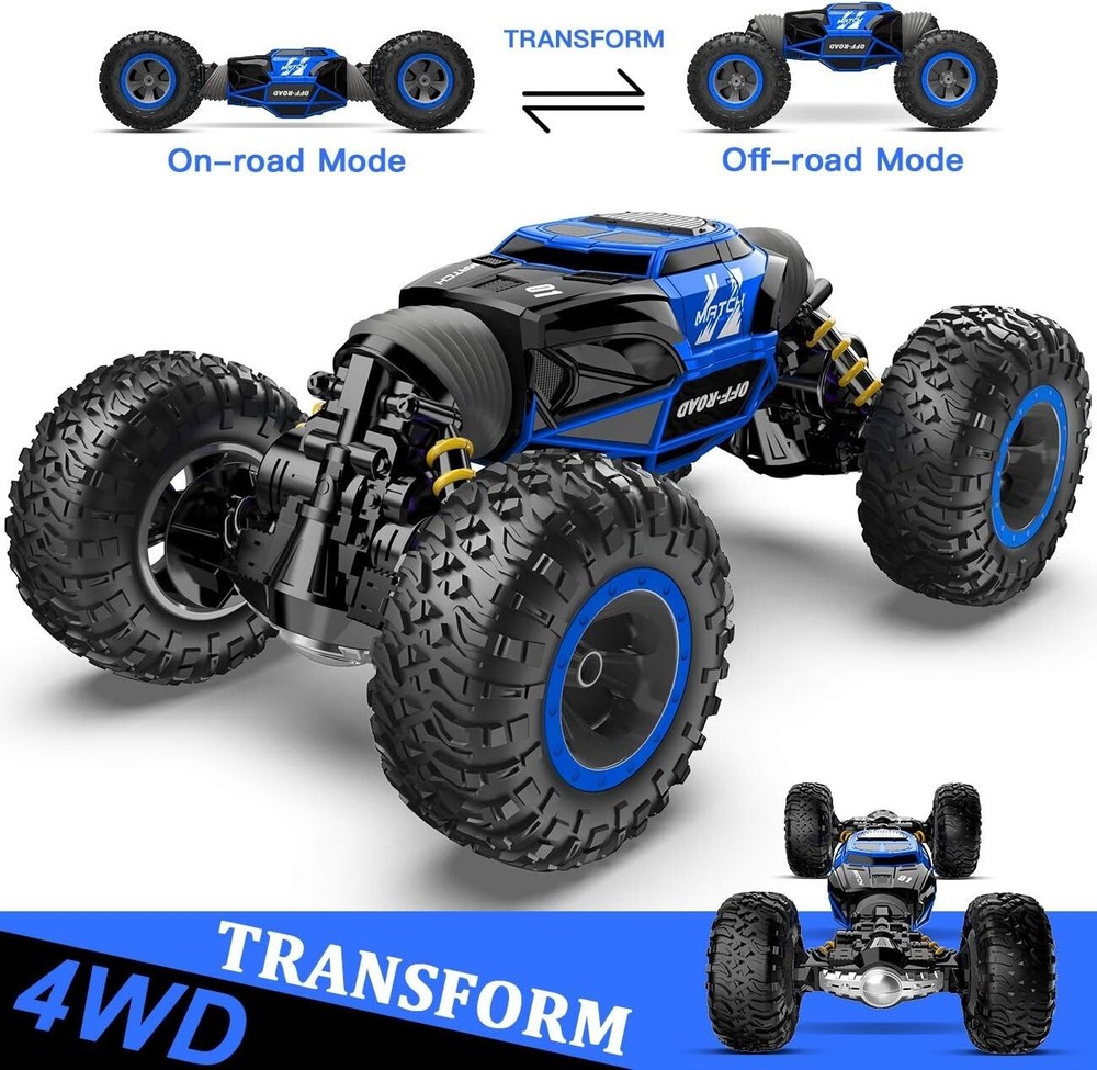 Exciting 1:14 RC Crawler with Waterproof Design - Rechargeable Battery Included