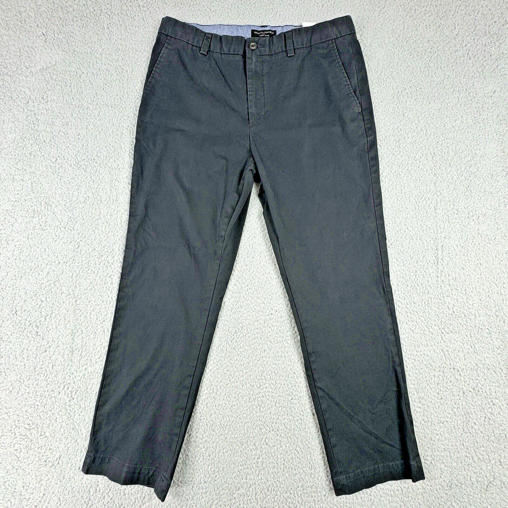 Banana Republic Aiden Stretch Chino Pants Mens Tag 34x30 35x28.5* Black