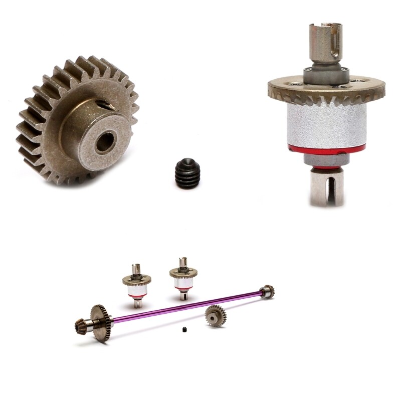 Remote Control Car Differential Shaft Gear Vehicle Part for 1/12 WLtoys