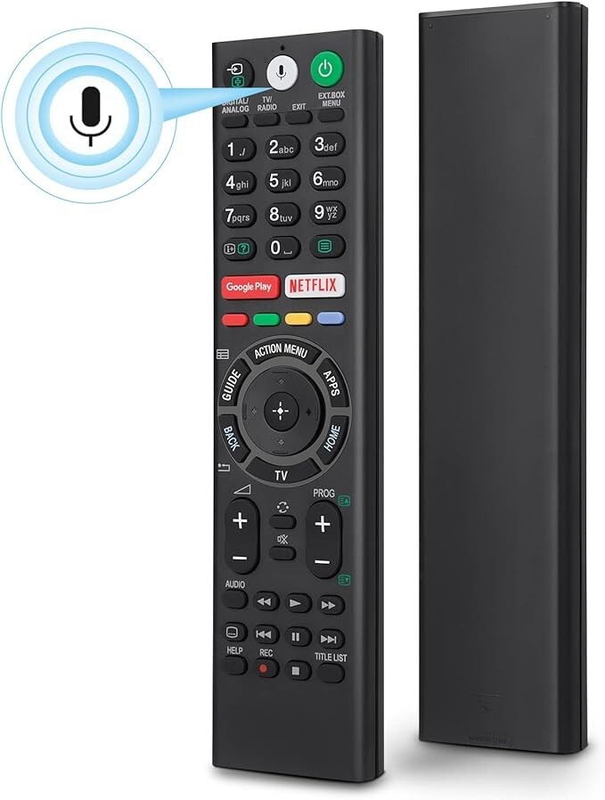 Sony Bravia TV Voice Replacement Remote for 4K UHD LED LCD Models-image