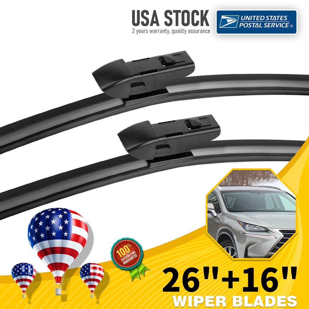 Original Equipment Front Bracketless Windshield Wiper Blades 26