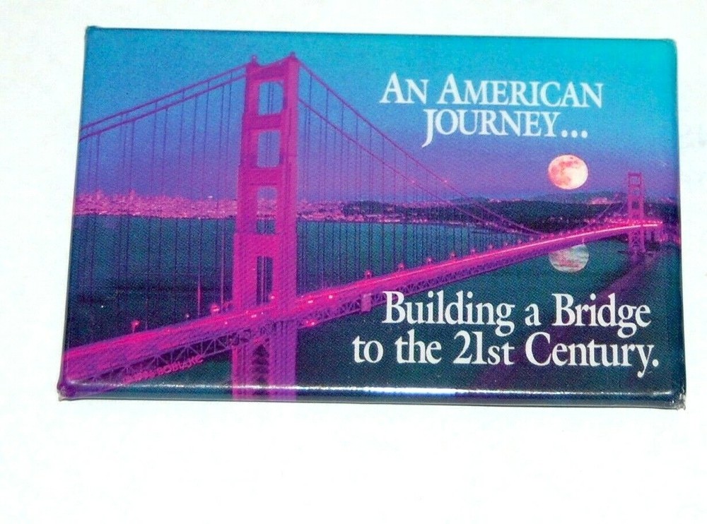 1992 BILL CLINTON campaign pin pinback button political president election