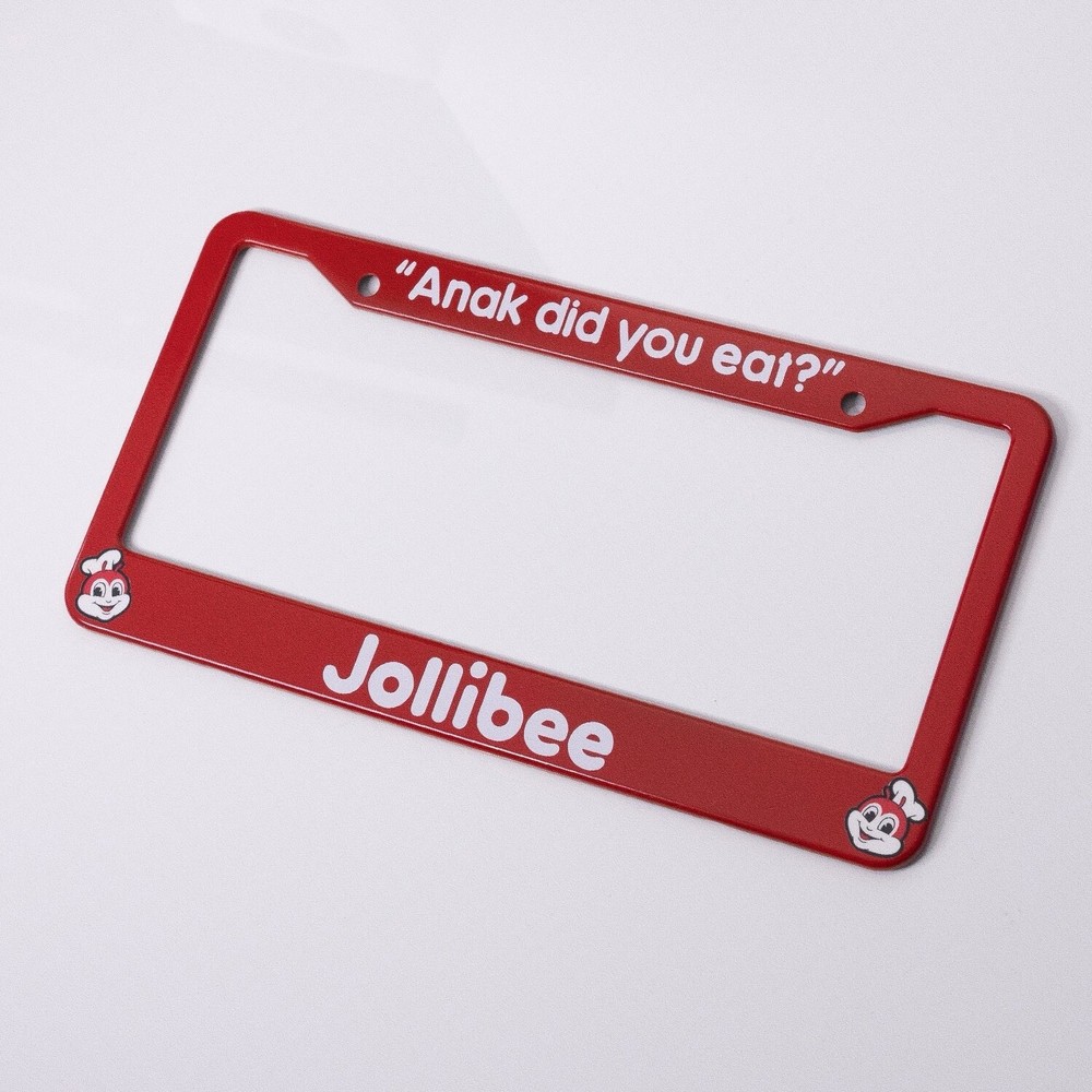 Jollibee Custom Painted License Plate Frame (1pc)