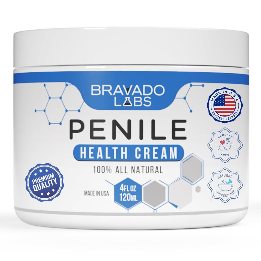 Bravado Labs Premium 100% Natural Penile Health Cream for Men