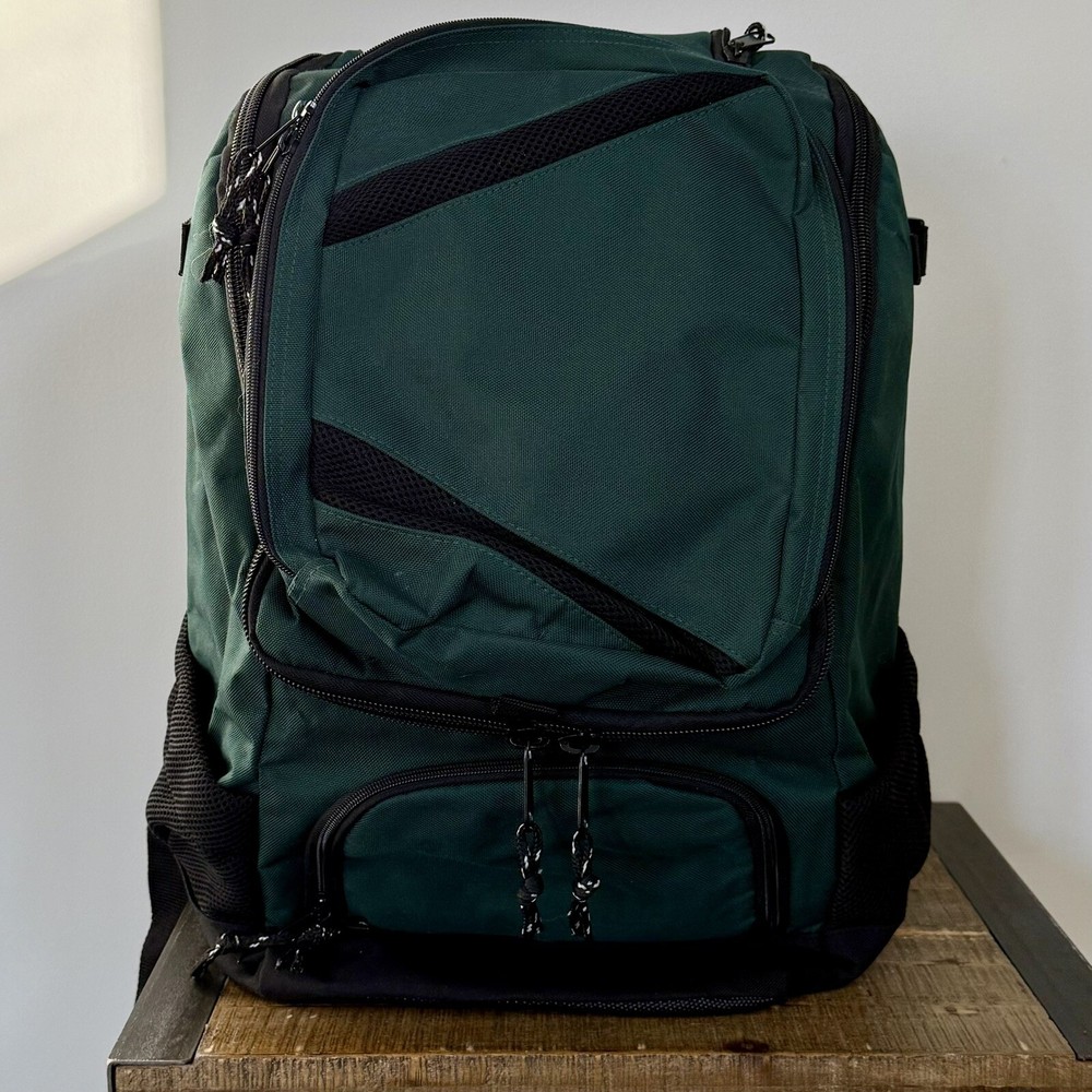 Gearmax Green Backpack with Built-In Cooler and Multiple Pockets for Camping Travel