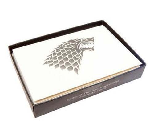 Game of Thrones: House Sigil Foil Note Cards by Insight Editions: New