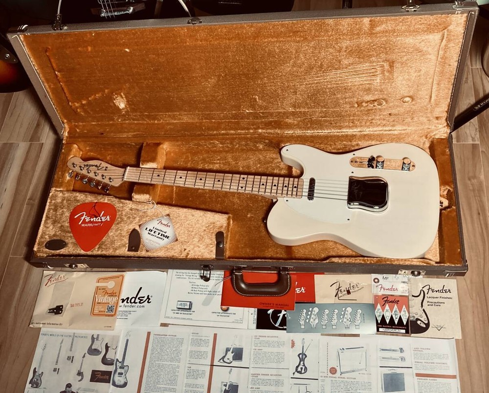 2016American Vintage '58 Telecaster Fender Amevin Usa White