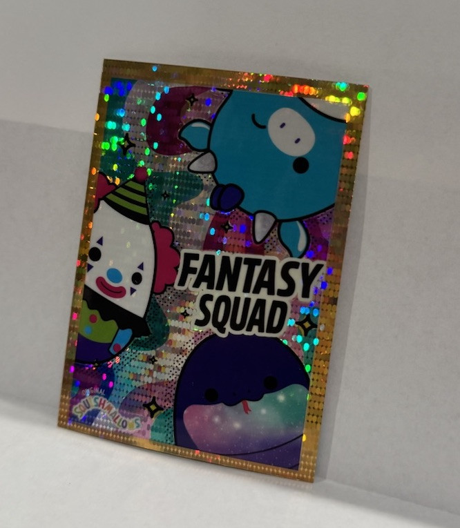 2024 Panini Squishmallows Fantasy Squad Orange Pulsar Prizm /99 RARE MINT!!