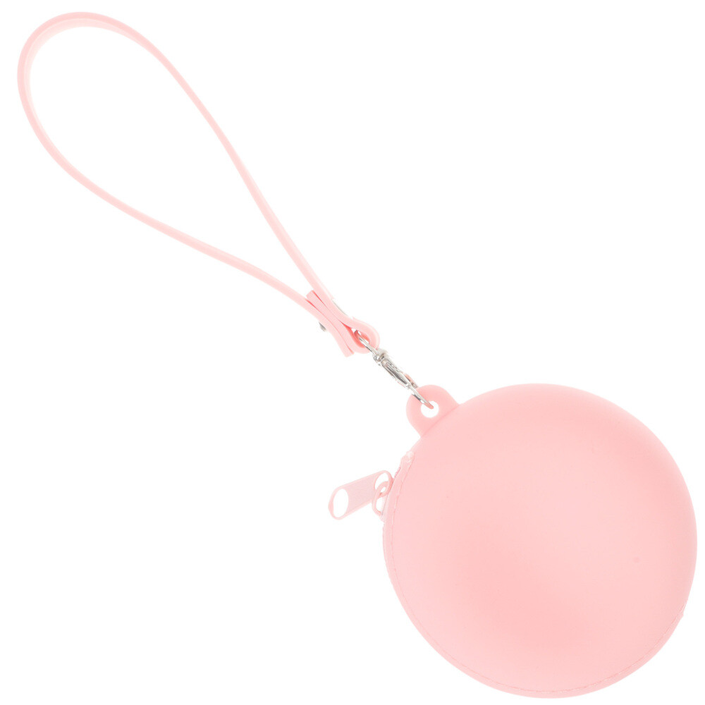 Keychain Silicone Pouch Mini Coin Purse Change for Women Child Miss