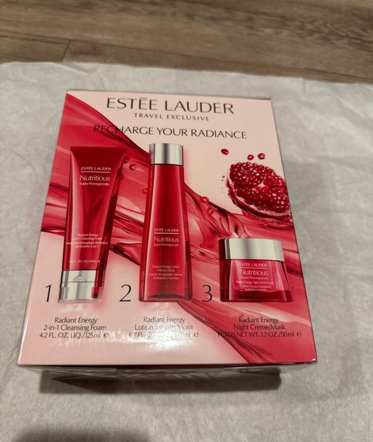 NewEstee Lauder Nutritious Super Cream Lotion Cleansing Gift Christmas Fast Ship