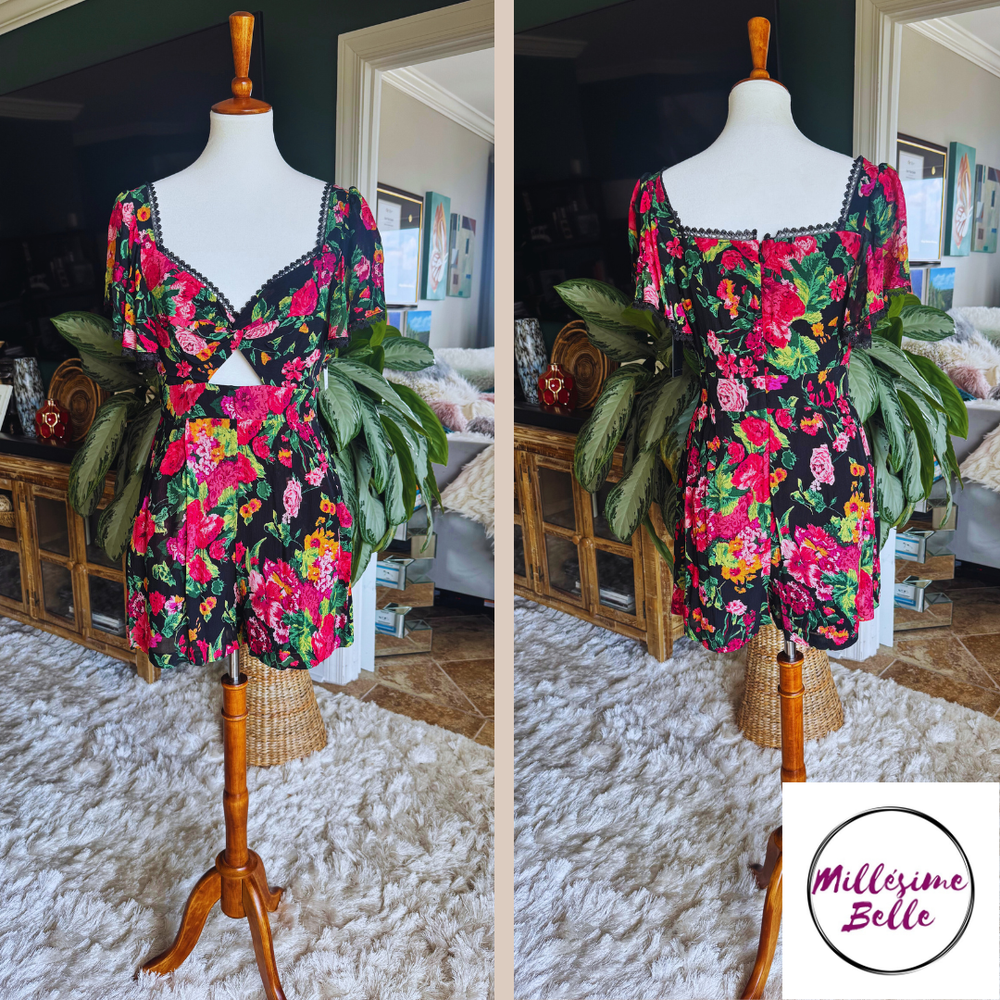 BCBG Max Azria Floral Romper