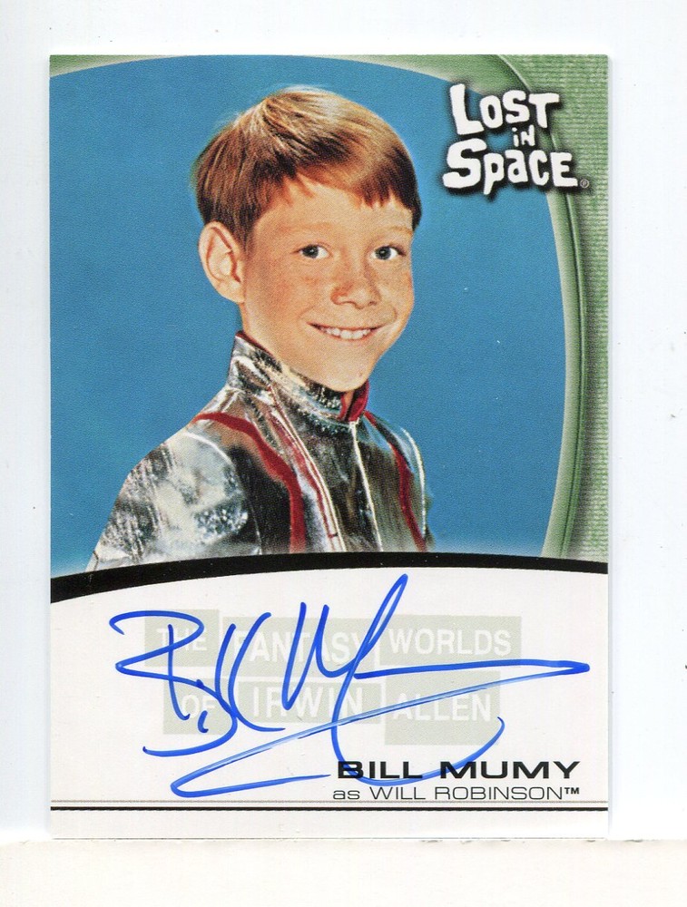 Fantasy Worlds of Irwin Allen Lost in Space Bill Mumy Autograph Card A1