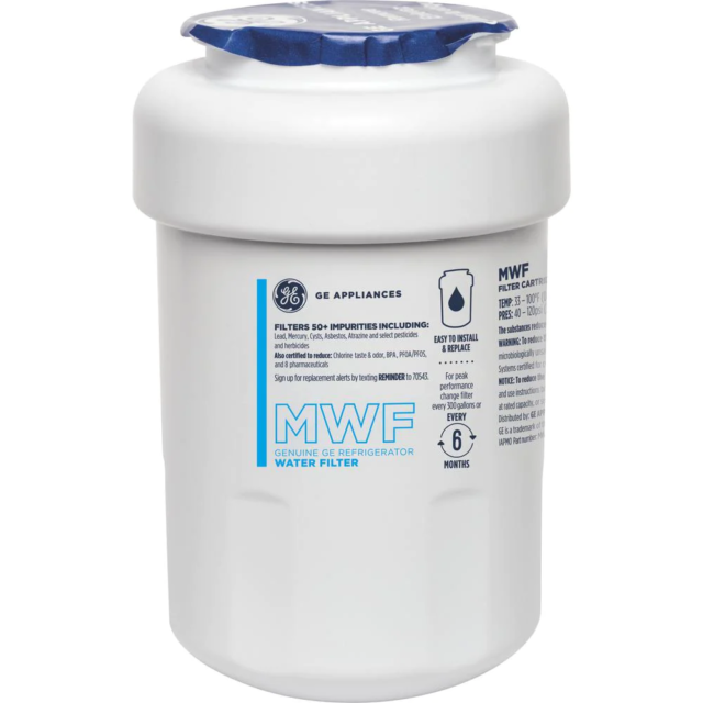GE MWF Smart Water Filter Replacement for Refrigerators – Genuine OEM Part for Clean, Fresh Water