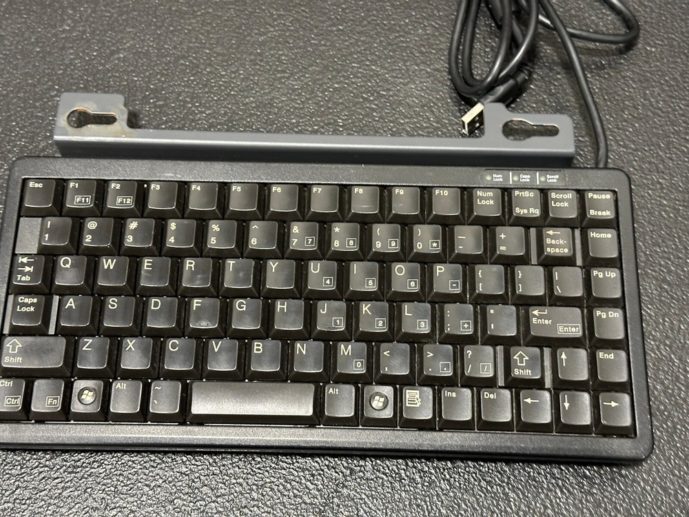 BizHub 423 363 283 223 Cherry ML4100 USB Keyboard with Mounting Bracket for Enhanced Productivity