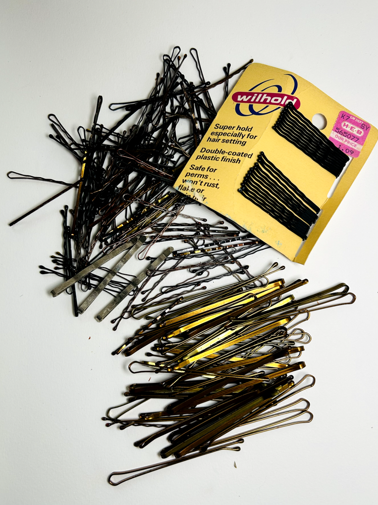200 Hairpins & Bobby Pins - Black & Brown - Multi Sizes for All Hair Types