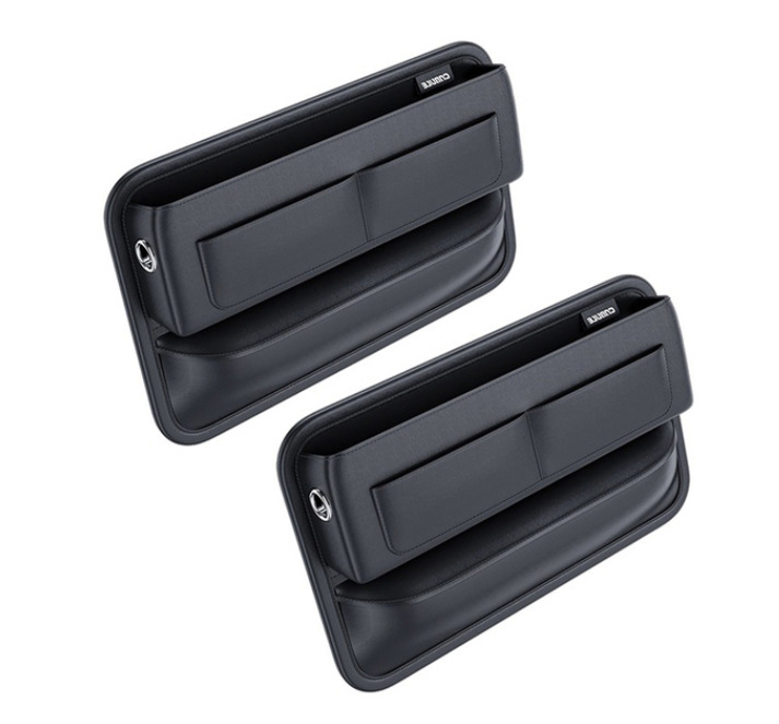 2X Car Seat Storage Box Organizer Gap Filler Crevice Catcher Pocket Accessories